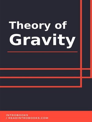 cover image of Theory of Gravity